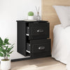 Stella Homewares Wall-mounted Bedside Cabinets 2 pcs Black 41.5x36x53cm