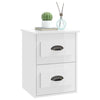 Stella Homewares Wall-mounted Bedside Cabinets 2 pcs High Gloss White 41.5x36x53cm