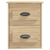 Stella Homewares Wall-mounted Bedside Cabinets 2 pcs Sonoma Oak 41.5x36x53cm