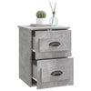 Stella Homewares Wall-mounted Bedside Cabinets 2 pcs Concrete Grey 41.5x36x53cm