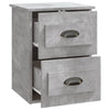 Stella Homewares Wall-mounted Bedside Cabinets 2 pcs Concrete Grey 41.5x36x53cm