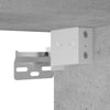 Stella Homewares Wall-mounted Bedside Cabinets 2 pcs Concrete Grey 41.5x36x53cm
