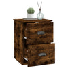 Stella Homewares Wall-mounted Bedside Cabinets 2 pcs Smoked Oak 41.5x36x53cm