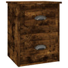 Stella Homewares Wall-mounted Bedside Cabinets 2 pcs Smoked Oak 41.5x36x53cm