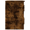 Stella Homewares Wall-mounted Bedside Cabinets 2 pcs Smoked Oak 41.5x36x53cm