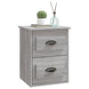 Stella Homewares Wall-mounted Bedside Cabinets 2 pcs Grey Sonoma 41.5x36x53cm