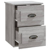 Stella Homewares Wall-mounted Bedside Cabinets 2 pcs Grey Sonoma 41.5x36x53cm