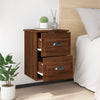 Stella Homewares Wall-mounted Bedside Cabinets 2 pcs Brown Oak 41.5x36x53cm