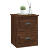 Stella Homewares Wall-mounted Bedside Cabinets 2 pcs Brown Oak 41.5x36x53cm