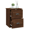 Stella Homewares Wall-mounted Bedside Cabinets 2 pcs Brown Oak 41.5x36x53cm