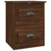 Stella Homewares Wall-mounted Bedside Cabinets 2 pcs Brown Oak 41.5x36x53cm