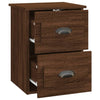 Stella Homewares Wall-mounted Bedside Cabinets 2 pcs Brown Oak 41.5x36x53cm