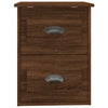 Stella Homewares Wall-mounted Bedside Cabinets 2 pcs Brown Oak 41.5x36x53cm