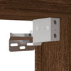 Stella Homewares Wall-mounted Bedside Cabinets 2 pcs Brown Oak 41.5x36x53cm