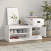 Stella Homewares Shoe Cabinet White 100x42x60 cm Engineered Wood