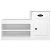Stella Homewares Shoe Cabinet White 100x42x60 cm Engineered Wood
