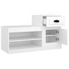 Stella Homewares Shoe Cabinet White 100x42x60 cm Engineered Wood