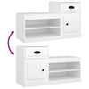 Stella Homewares Shoe Cabinet White 100x42x60 cm Engineered Wood