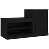 Stella Homewares Shoe Cabinet Black 100x42x60 cm Engineered Wood