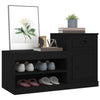 Stella Homewares Shoe Cabinet Black 100x42x60 cm Engineered Wood