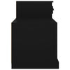Stella Homewares Shoe Cabinet Black 100x42x60 cm Engineered Wood