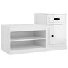 Stella Homewares Shoe Cabinet High Gloss White 100x42x60 cm Engineered Wood