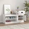 Stella Homewares Shoe Cabinet High Gloss White 100x42x60 cm Engineered Wood