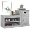 Stella Homewares Shoe Cabinet Concrete Grey 100x42x60 cm Engineered Wood