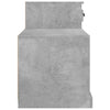 Stella Homewares Shoe Cabinet Concrete Grey 100x42x60 cm Engineered Wood