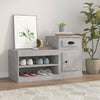 Stella Homewares Shoe Cabinet Concrete Grey 100x42x60 cm Engineered Wood