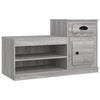 Stella Homewares Shoe Cabinet Grey Sonoma 100x42x60 cm Engineered Wood