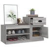 Stella Homewares Shoe Cabinet Grey Sonoma 100x42x60 cm Engineered Wood