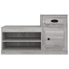 Stella Homewares Shoe Cabinet Grey Sonoma 100x42x60 cm Engineered Wood