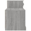Stella Homewares Shoe Cabinet Grey Sonoma 100x42x60 cm Engineered Wood