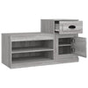 Stella Homewares Shoe Cabinet Grey Sonoma 100x42x60 cm Engineered Wood