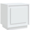 Stella Homewares Bedside Cabinet White 44x35x45 cm Engineered Wood