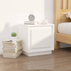 Stella Homewares Bedside Cabinet White 44x35x45 cm Engineered Wood