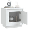 Stella Homewares Bedside Cabinets 2 pcs White 44x35x45 cm Engineered Wood