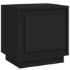 Stella Homewares Bedside Cabinet Black 44x35x45 cm Engineered Wood
