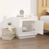 Stella Homewares Bedside Cabinet High Gloss White 44x35x45 cm Engineered Wood