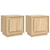 Stella Homewares Bedside Cabinets 2 pcs Sonoma Oak 44x35x45 cm Engineered Wood