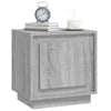 Stella Homewares Bedside Cabinets 2 pcs Grey Sonoma 44x35x45 cm Engineered Wood