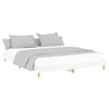 Stella Homewares Bed Frame without Mattress White 183x203 cm King Engineered Wood