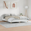 Stella Homewares Bed Frame without Mattress White 183x203 cm King Engineered Wood