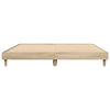 Stella Homewares Bed Frame without Mattress Sonoma Oak 135x190 cm Engineered Wood