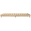 Stella Homewares Bed Frame without Mattress Sonoma Oak 135x190 cm Engineered Wood