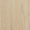 Stella Homewares Bed Frame without Mattress Sonoma Oak 135x190 cm Engineered Wood