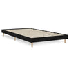 Stella Homewares Bed Frame without Mattress Black 90x190 cm Engineered Wood