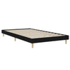 Stella Homewares Bed Frame without Mattress Black 90x190 cm Engineered Wood