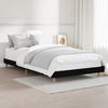 Stella Homewares Bed Frame without Mattress Black 90x190 cm Engineered Wood